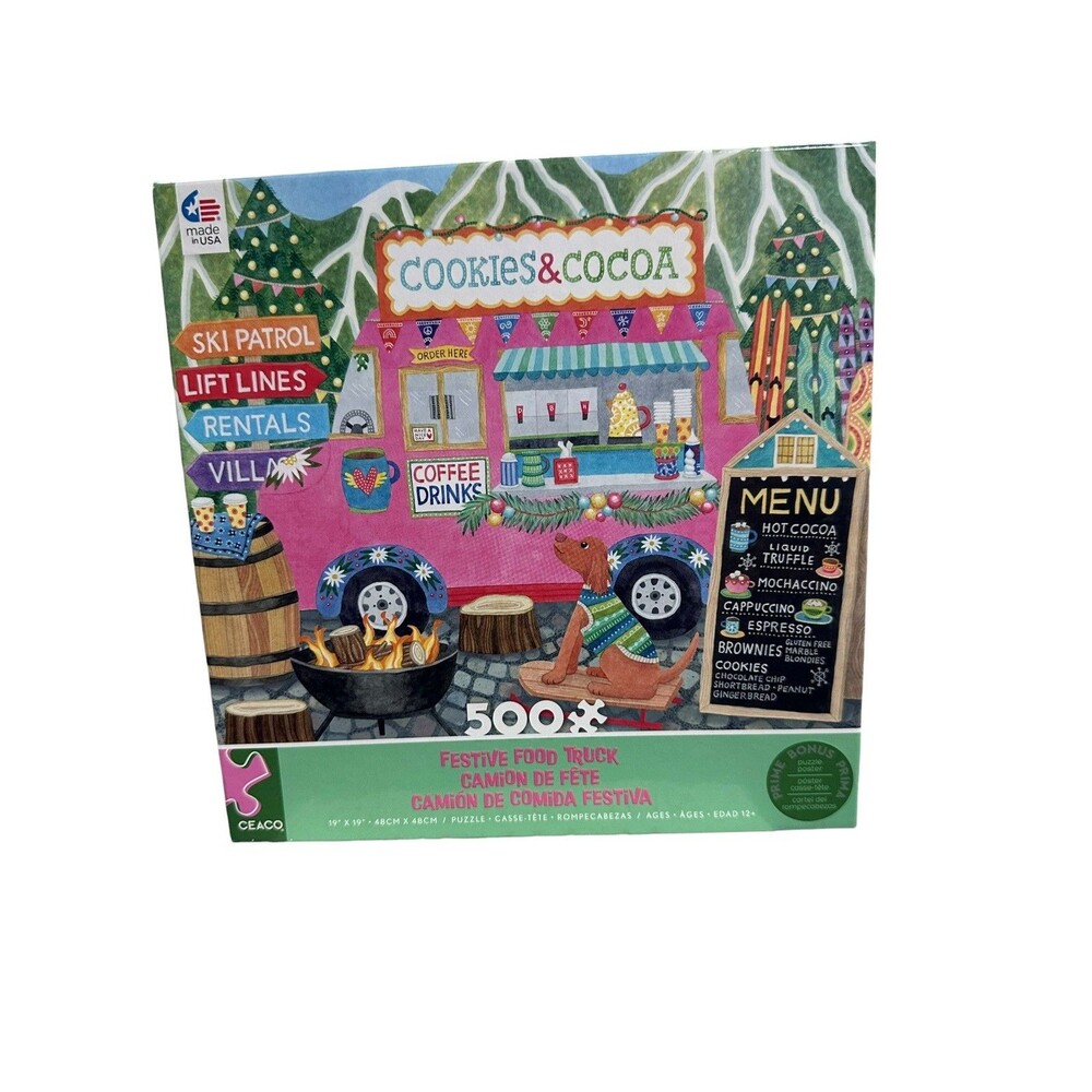 Ceaco jigsaw puzzle; Festive Food Truck; 500 pcs; 2466-9